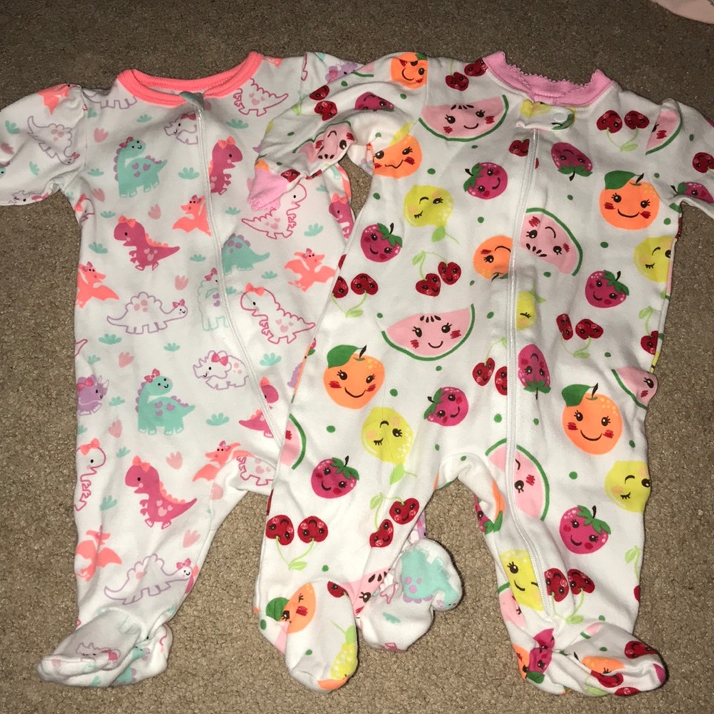 Long sleeved Garanimals footie pjs